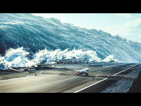 Thousands Trapped on an Island as Volcano Triggers a 100m Tsunami