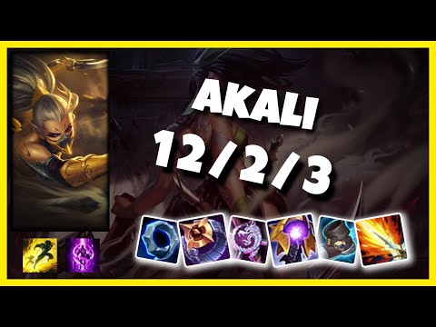 Akali vs Sett EU Challenger TOP (12/2/3) Gameplay Replay - Patch 10.23