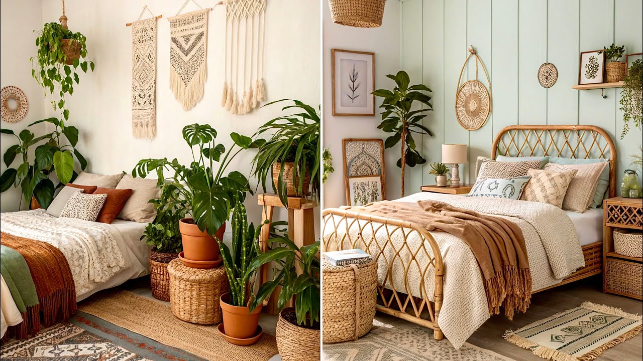 Modern Boho Bedroom Design Ideas & Inspiration |Bedroom Decorating Ideas 2025 Interior Design Trends