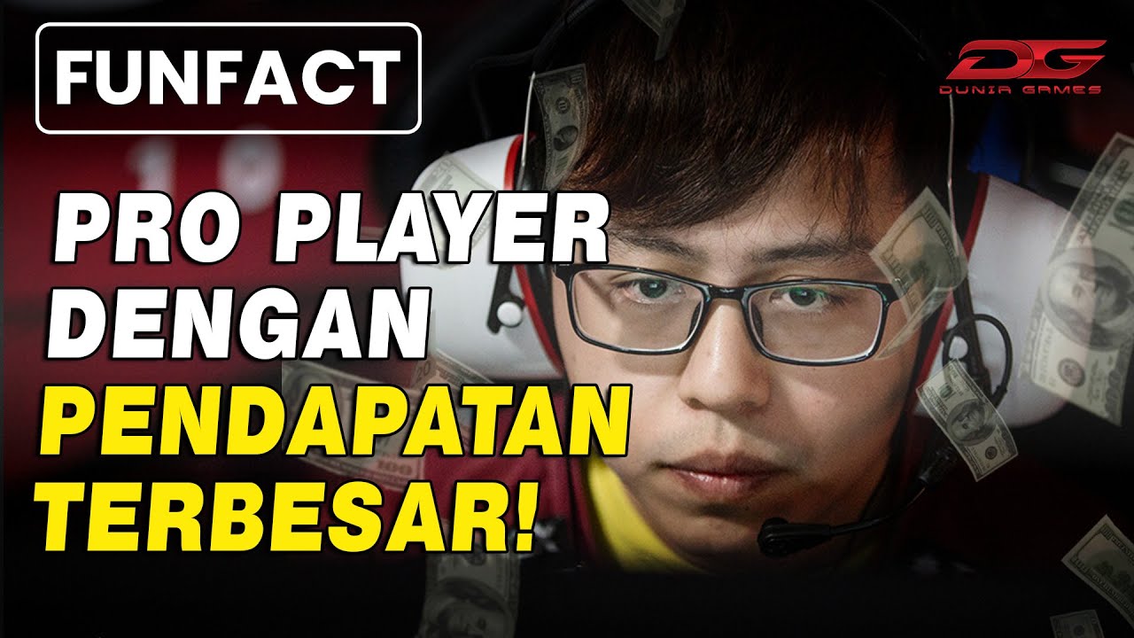5 Pro Player dengan Pendapatan Terbesar, Nomor 1 Bikin Kaget! | DG FUNFACT