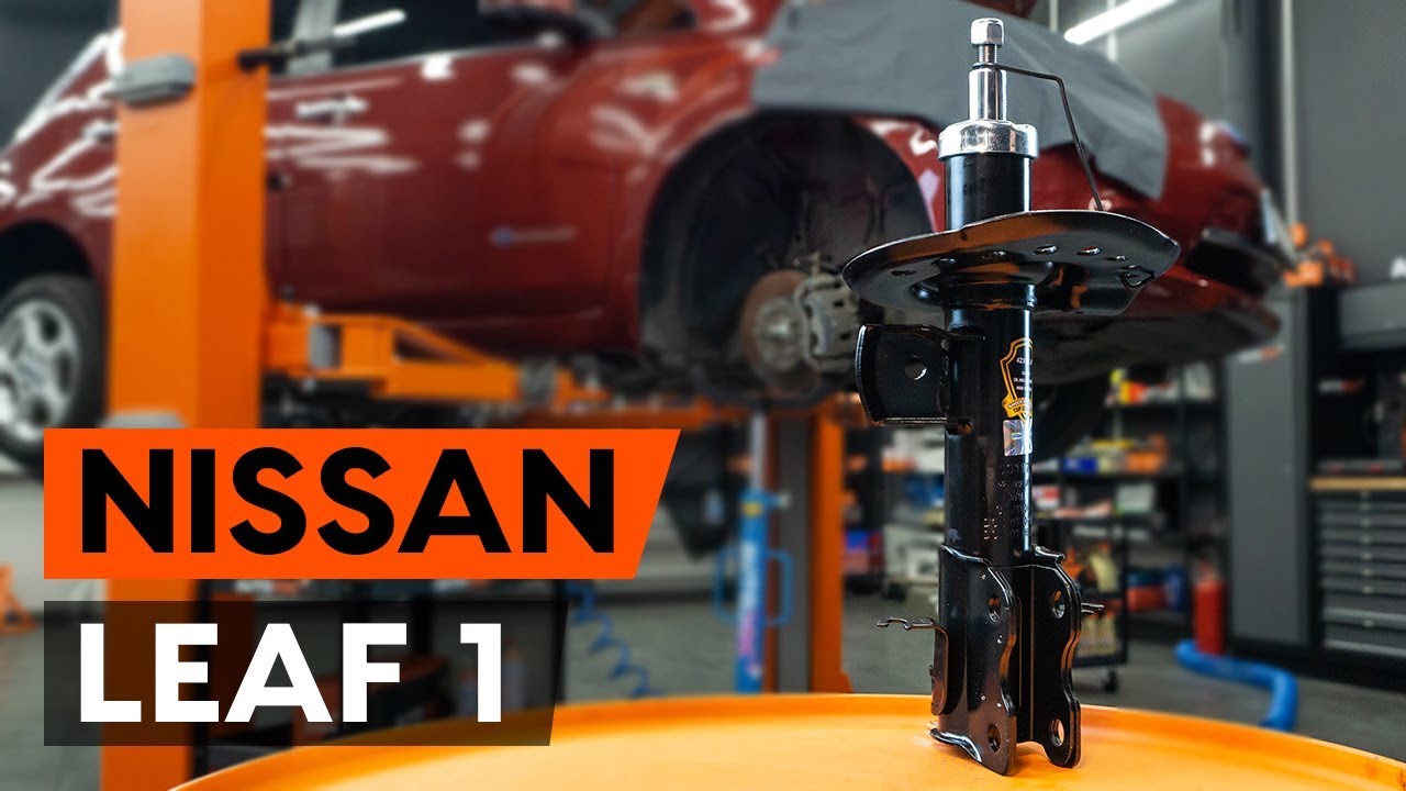 Jak wymienić amortyzator teleskopowy przód w Nissan Leaf ZE0 - poradnik naprawy