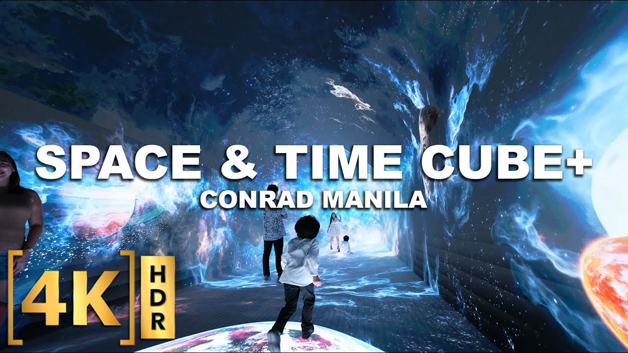Immerse into a captivating walking tour through Space and Time Cube+.