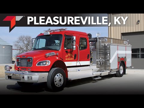 Pleasureville, Kentucky, Toyne Pumper Fire Apparatus Delivery