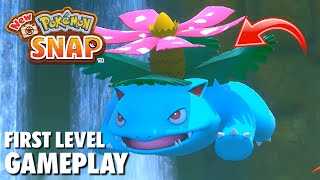 Pokémon Snap Gameplay - First Level Reaction - Nature Park (Nintendo Switch)
