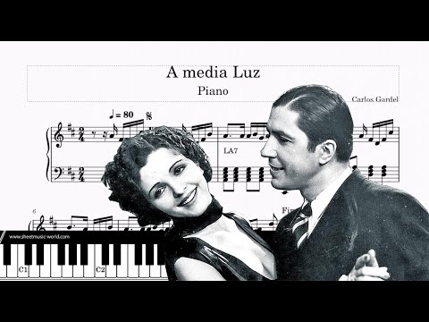 A media luz - Carlos Gardel