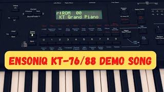 Video thumbnail for ENSONIQ KT-76/88 DEMO SONG by Tiago Mallen