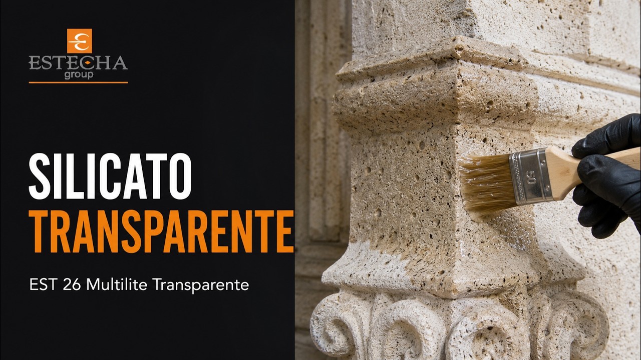Ver vídeo demostrativo en YouTube — EST-26 Multilite silicificación Vídeo demostrativo de aplicación de EST-26 Multilite silicato mineral del sistema ESTonetex