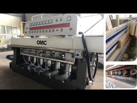 Stone edge polishing machine 6 heads automatic (customer feedback--satisfied)
