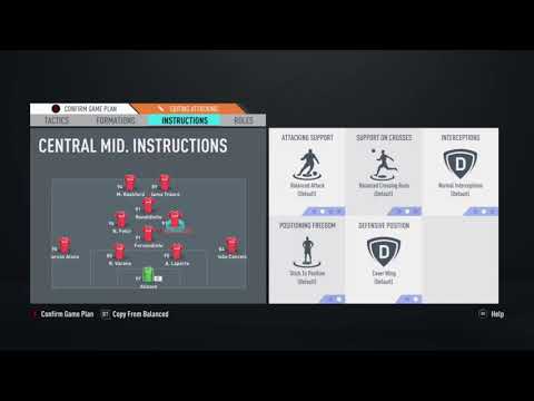 END GAME 41212(2) Custom Tactics & Player Instructions! FIFA 20