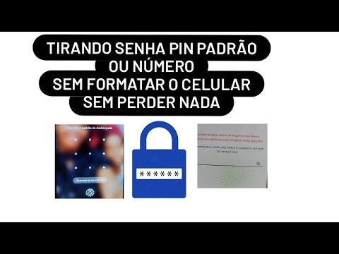 Como desbloquear qual quer celular sem formatar sem perder nada tirando a senha PIN número e letra⚙️