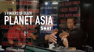 Planet Asia Goes Off The Top for his 5 Fingers of Death Freestyle | Sway&#39;s Universe