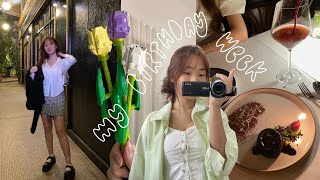 another year around the sun 🌞 BIRTHDAY VLOG | new camera, good food & good company, productive week