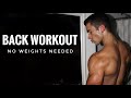 Back Workout (No Weights Needed)