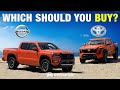 OFF ROAD TRUCK BATTLE Nissan Frontier Pro 4X Vs Toyota Tacoma TRD Off Road