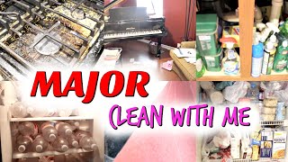 MAJOR CLEAN WITH ME! CLEAN UP WITH ME! INSANE CLEANING MOTIVATION! CLEAN, DECLUTTER & ORGANIZE! 2020