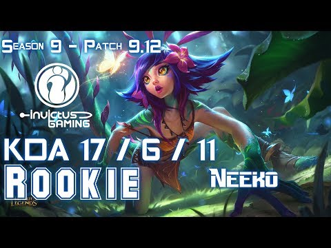 IG Rookie NEEKO vs MORDEKAISER Mid - Patch 9.12 KR Ranked