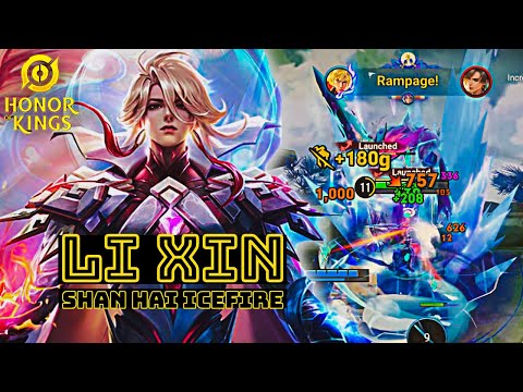 HOK : LI XIN I INSANE ATTACK SPEED I REVENGE FORM I BEST BUILD I HONOR OF KINGS.