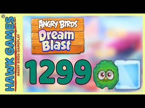 Angry Birds Dream Blast Level 1299 - Walkthrough, No Boosters