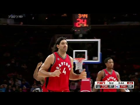 Raptors Highlights: Scola Dominates 3rd Quarter - November 11, 2015