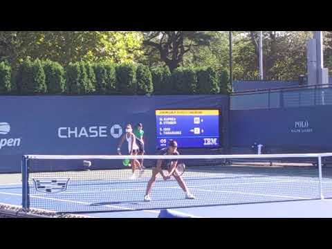 Mia Kupres + Ranah Stoiber Vs. Sayaka Ishii + Lanlana Tararudee US Open Tennis