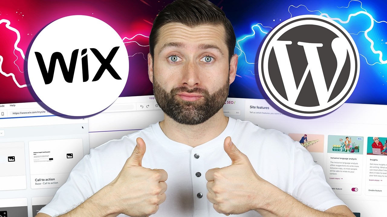 The best way to build a website? |  Wix vs WordPress Comparison!