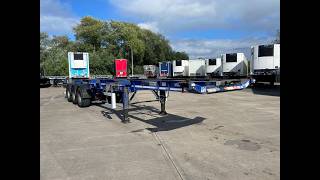 Dennison LOCK AND GO SLIDING SKELETAL TRAILER &ndash; C378654 container chassis semi-trailer | Image 4 - Autoline