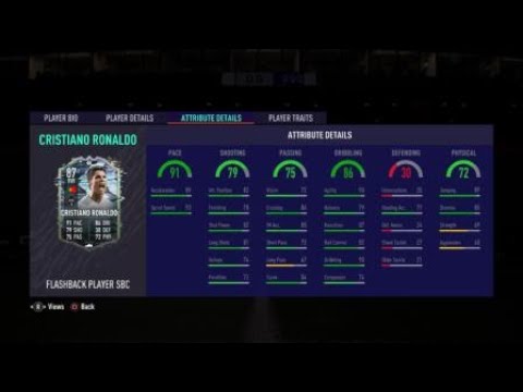 FIFA 21 - Cristiano Ronaldo Flashback SBC (Walkout animation only)