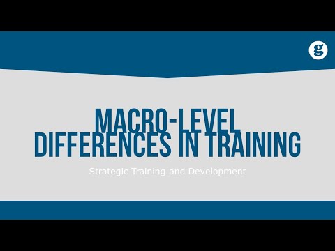 Training and the Internal Environment