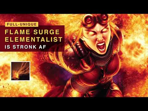 Flame Surge is a Fierce Bosskiller ! (Self-Cast Elementalist) - Patron Build Request【Full-Unique】