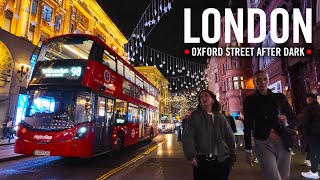 London Walking Tour 4K – Oxford Circus to Tottenham Court Road