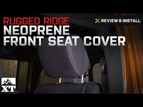 Jeep Wrangler Rugged Ridge Neoprene Front Seat Cover - Pair  (2007-2017 JK) Review & Install