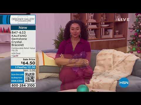 HSN | Designer Gallery with Colleen Lopez Jewelry - Kalifano 09.29.2023 - 04 PM