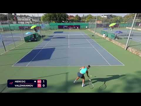 Polona Hercog [WC] (SLO) vs Vendula Valdmannova [JE] (CZE) // 6-2 7-6 // W50 Ourense / Quarter-final