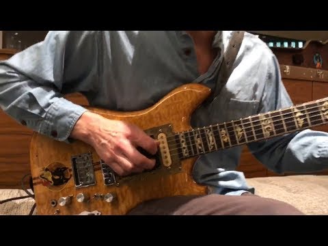 Playing Jerry Garcia's Wolf guitar