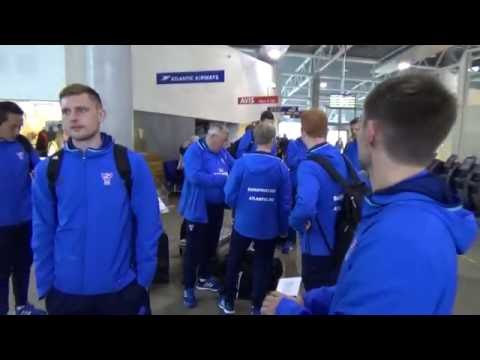 A-landsliðið á ferð til Frankfurt