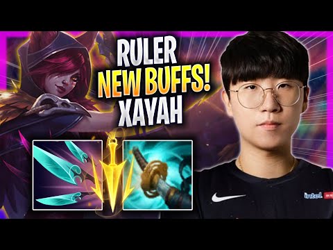 RULER TRIES XAYAH WITH NEW BUFFS! - JDG Ruler Plays Xayah ADC vs Lucian! | Season 2023