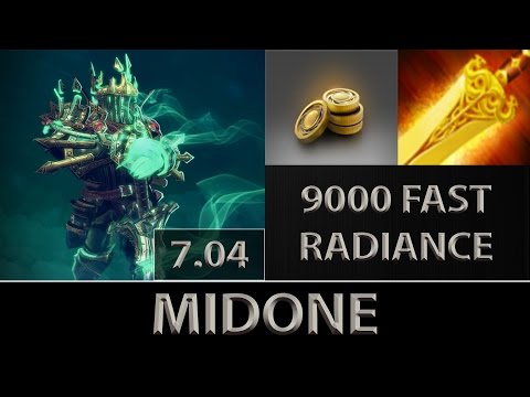MidOne [Wraith King] 9K Fast Radiance Farm ► Dota 2 7.04
