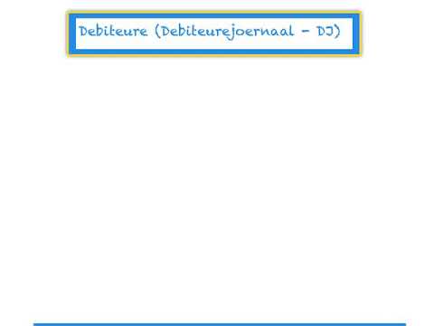 Rekeningkunde Gr 9 - Debiteure (DJ en DAJ)
