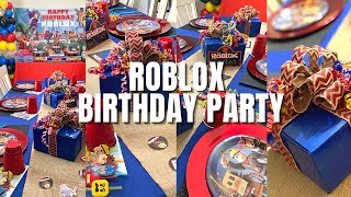 ROBLOX BIRTHDAY PARTY IDEAS - LAST YEAR 2022 - 8TH BIRTHDAY PARTY