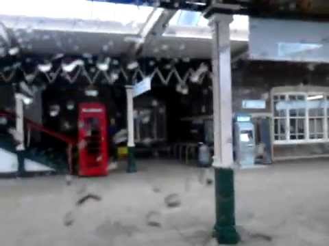 me onboard the train leaving rhyl station 12.9.2015