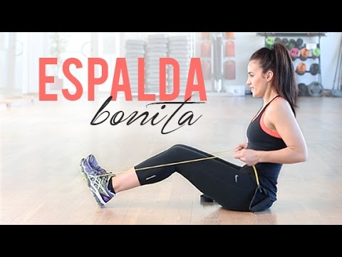 ESPALDA BONITA CON EJERCICIOS DE GOMAS
