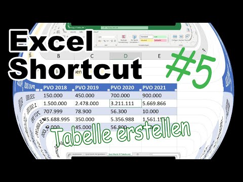 EXCEL-SEPP - Shortcut "Tabelle erstellen"