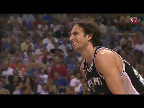 NBA Finals 2005 Game 3 Detroit Pistons vs. San Antonio Spurs Chauncey Billups vs. Tim Duncan