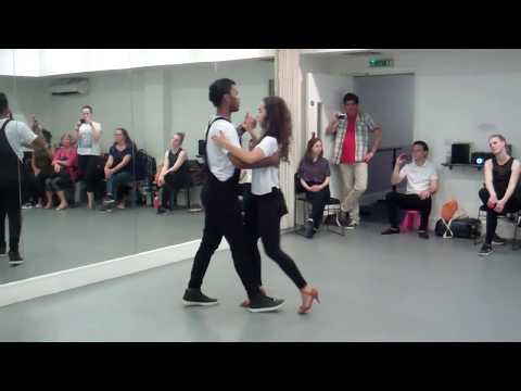 Samba de Gafieira  Tutorial  Dance Lesson by Luis Carlos & Natasha