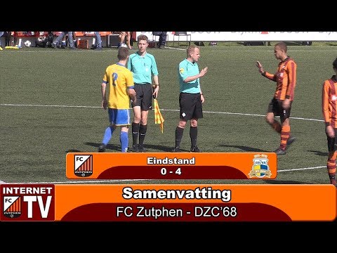 Samenvatting FC Zutphen - DZC'68 (0-4)
