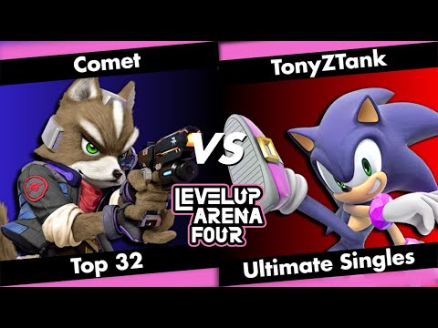 LEVELUP ARENA 4 Top 32- Comet (Fox) Vs. TonyZTank (Sonic)