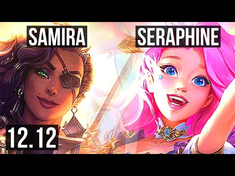 SAMIRA & Janna vs SERAPHINE & Senna (ADC) | 18/2/8, Legendary, 1100+ games | NA Diamond | 12.12