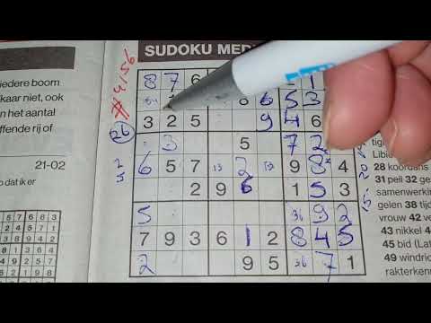 Winter Olympics comes to an end. (#4156) Medium Sudoku puzzle 02-21-2022