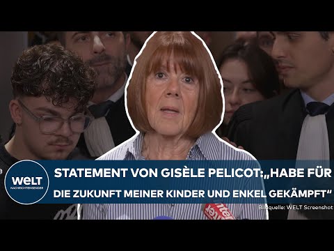 Video Thumbnail: GISÈLE PELICOT: Statement! Vergewaltigungsprozess von Avignon ist zu einem Urteil gekommen