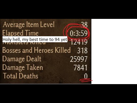 Grim Dawn Oathkeeper speed leveling 4 hours to 94